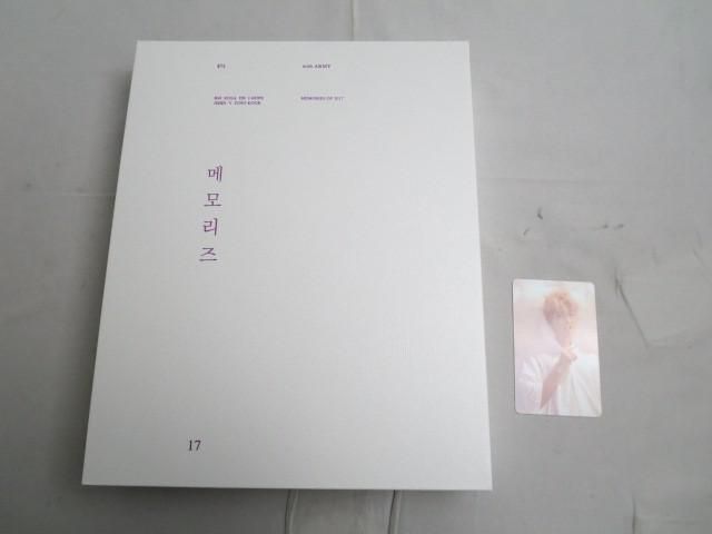 中古品 韓流 防弾少年団 BTS MEMORIES OF 2017 DVD トレカ RM ナムジュン 日本語字幕付き メルカリ