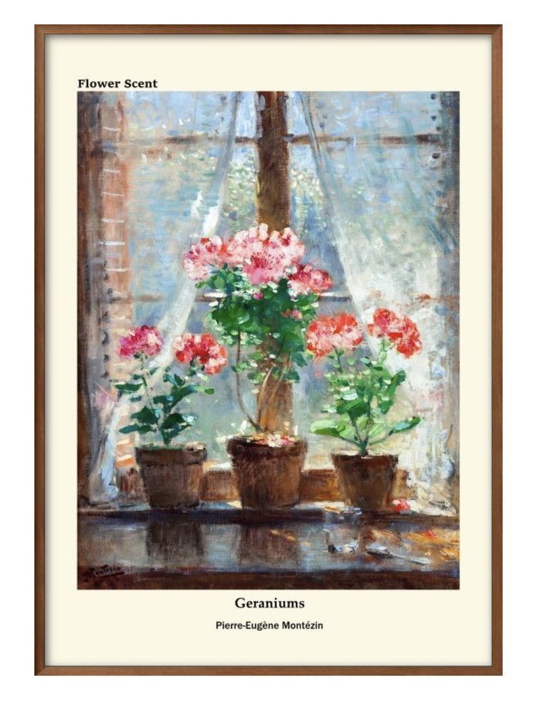 A Geraniums Pierre Eug Ne Mont