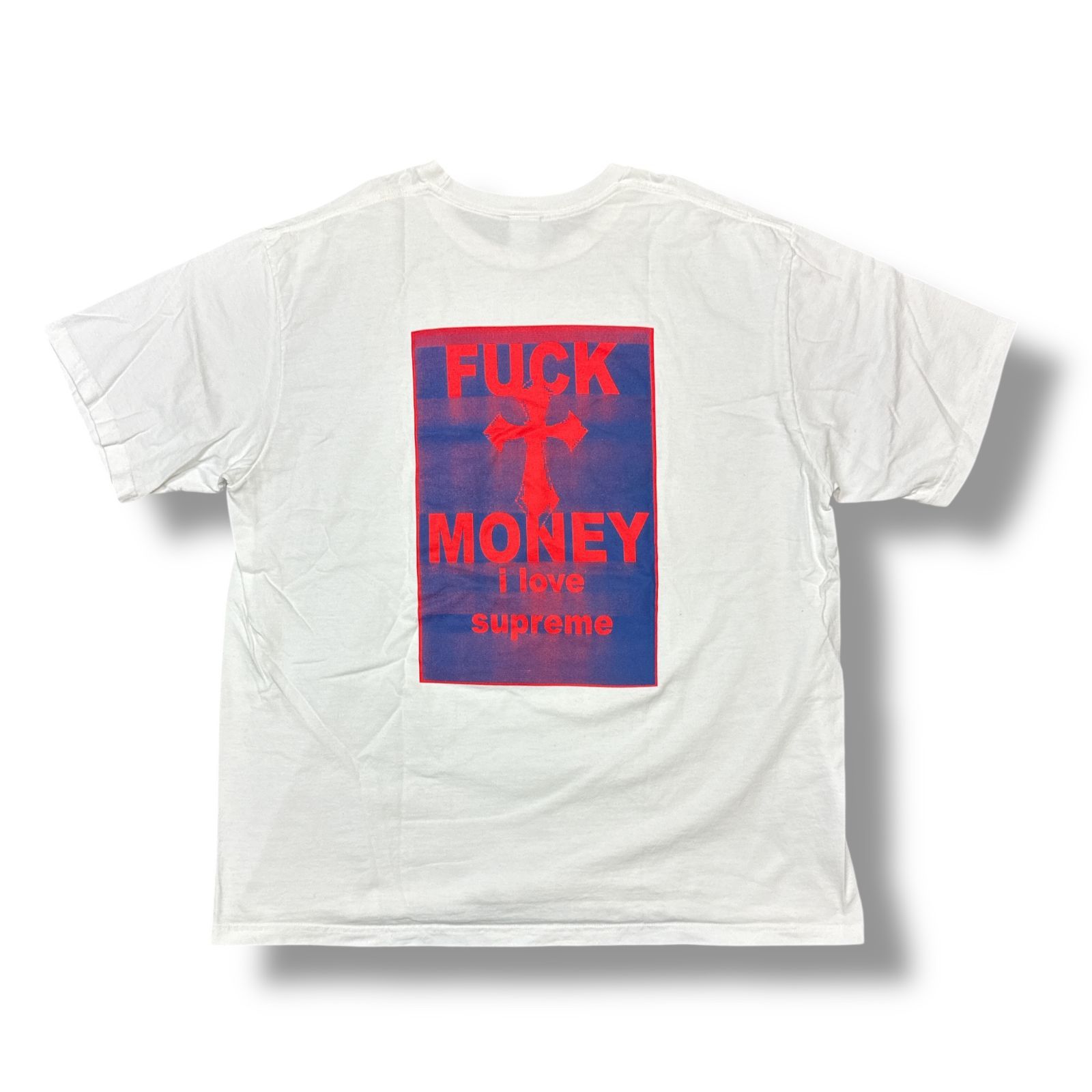 国内正規 Supreme 24AW Fuck Money TEE ファックマネーTシャツ 半袖 カットソー シュプリーム ホワイト XXL