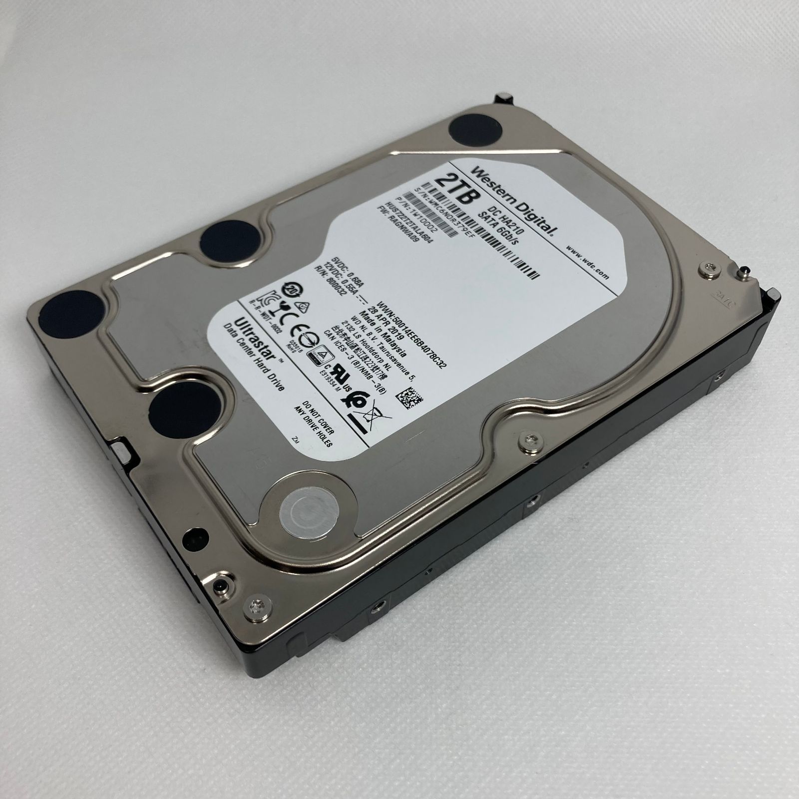 Western Digital ULTRASTAR SATAシリーズ HGST HUS722T2TALA604 2TB 3 5インチ