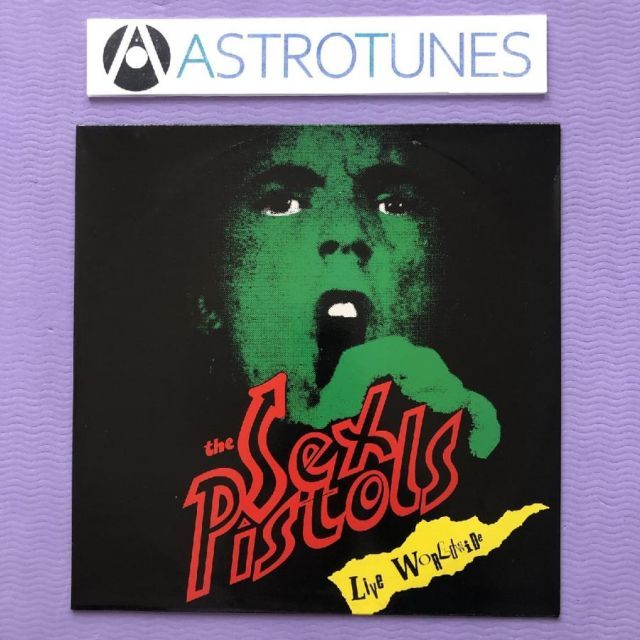 良盤 激レア セックスピストルズ Sex Pistols 1985年 LPレコード Live Worldwide ベルギー盤 John