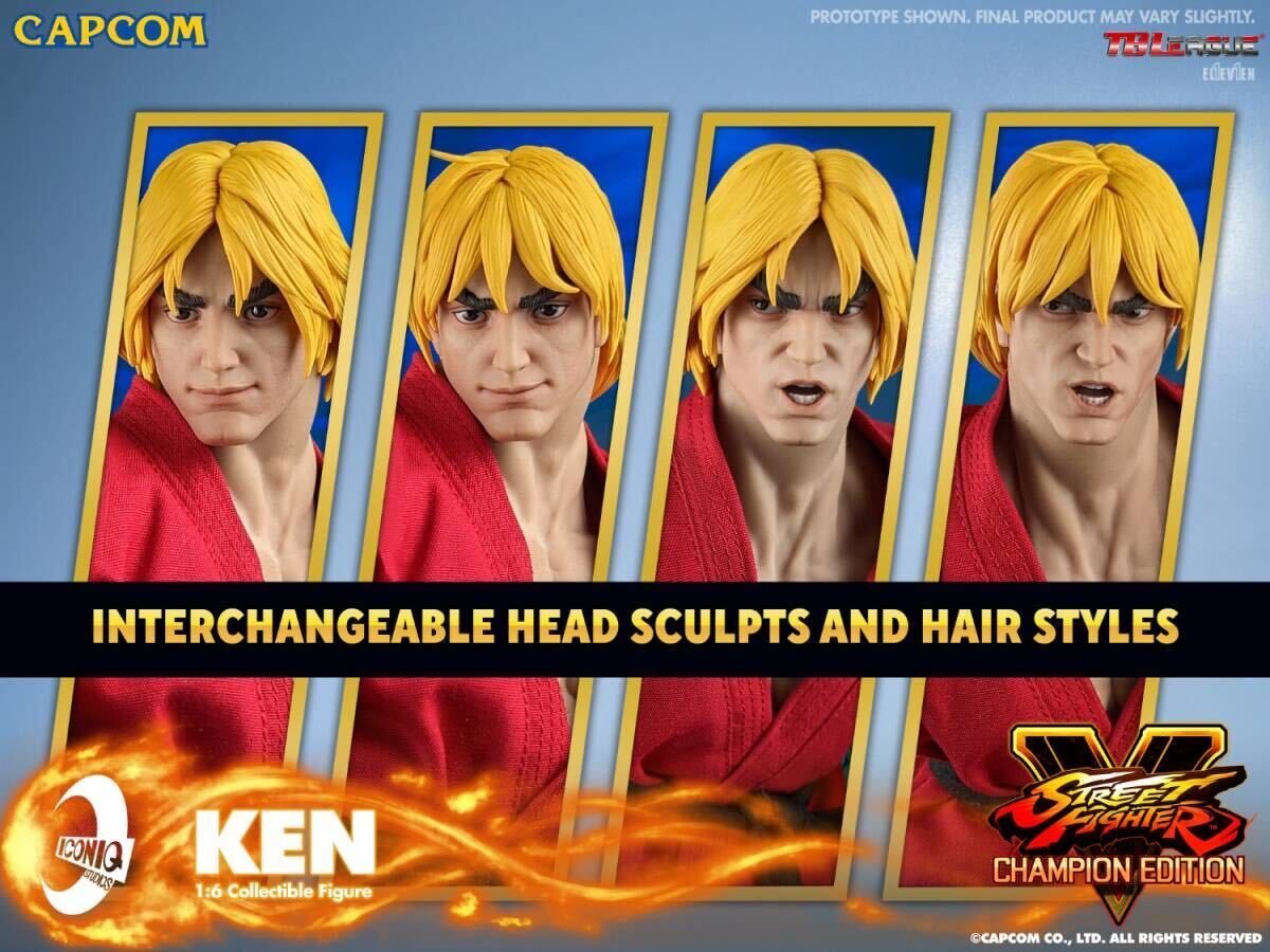 Iconiq IQGS-04ストリートファイターstreet fighterケン Amazon.com: ICONIQ STUDIO 1/6 Street Fighter CAPCOM Ken