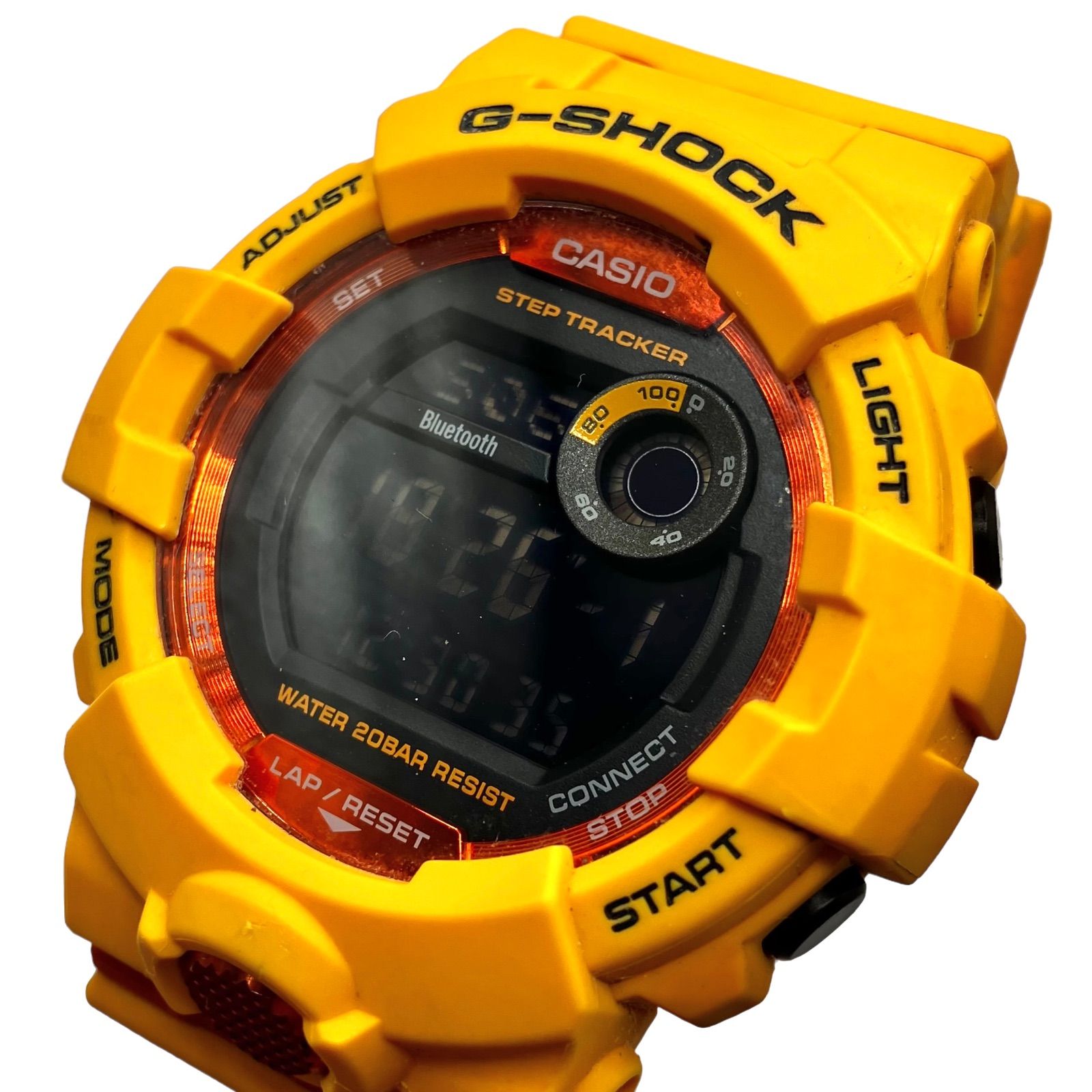 CASIO G-SHOCK⭐️ Bluetooth GBD-800-4JF イエロー】美品 電池新品