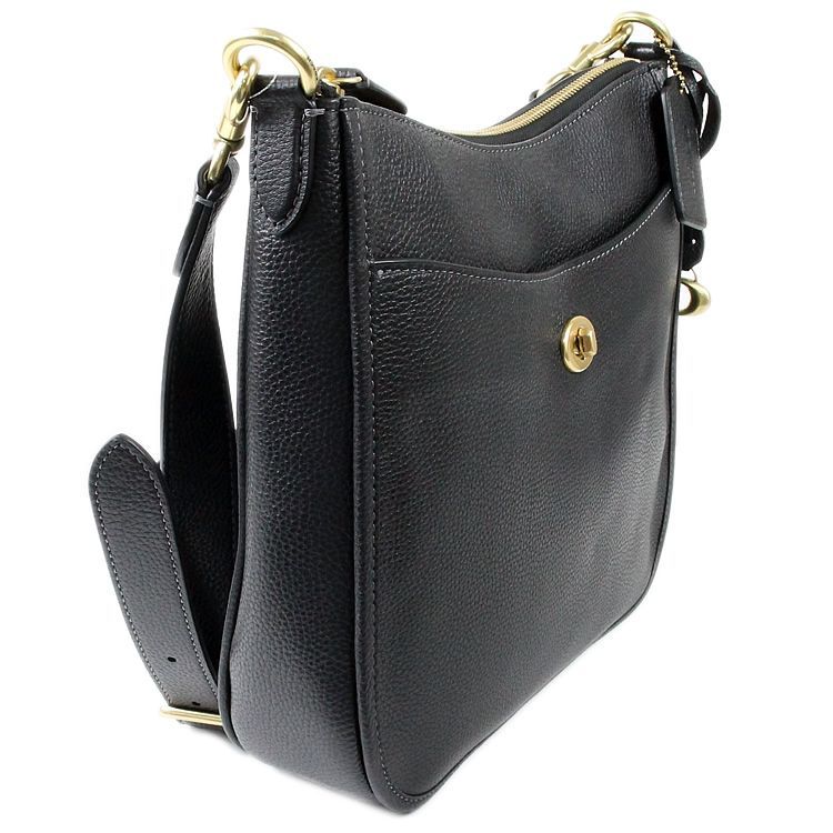 COACH ボディバッグ ショルダーバッグ 斜めがけ 本革 ブラック 70617