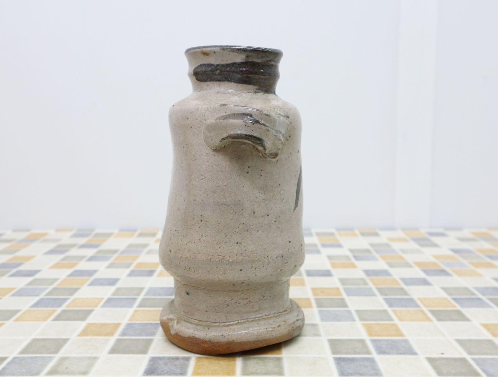 【★安心の定価販売★】 花入 ｜絵唐津 ◇陶磁器 花器｜曹源窯 古美術 花生｜骨董 花瓶 花器、壷