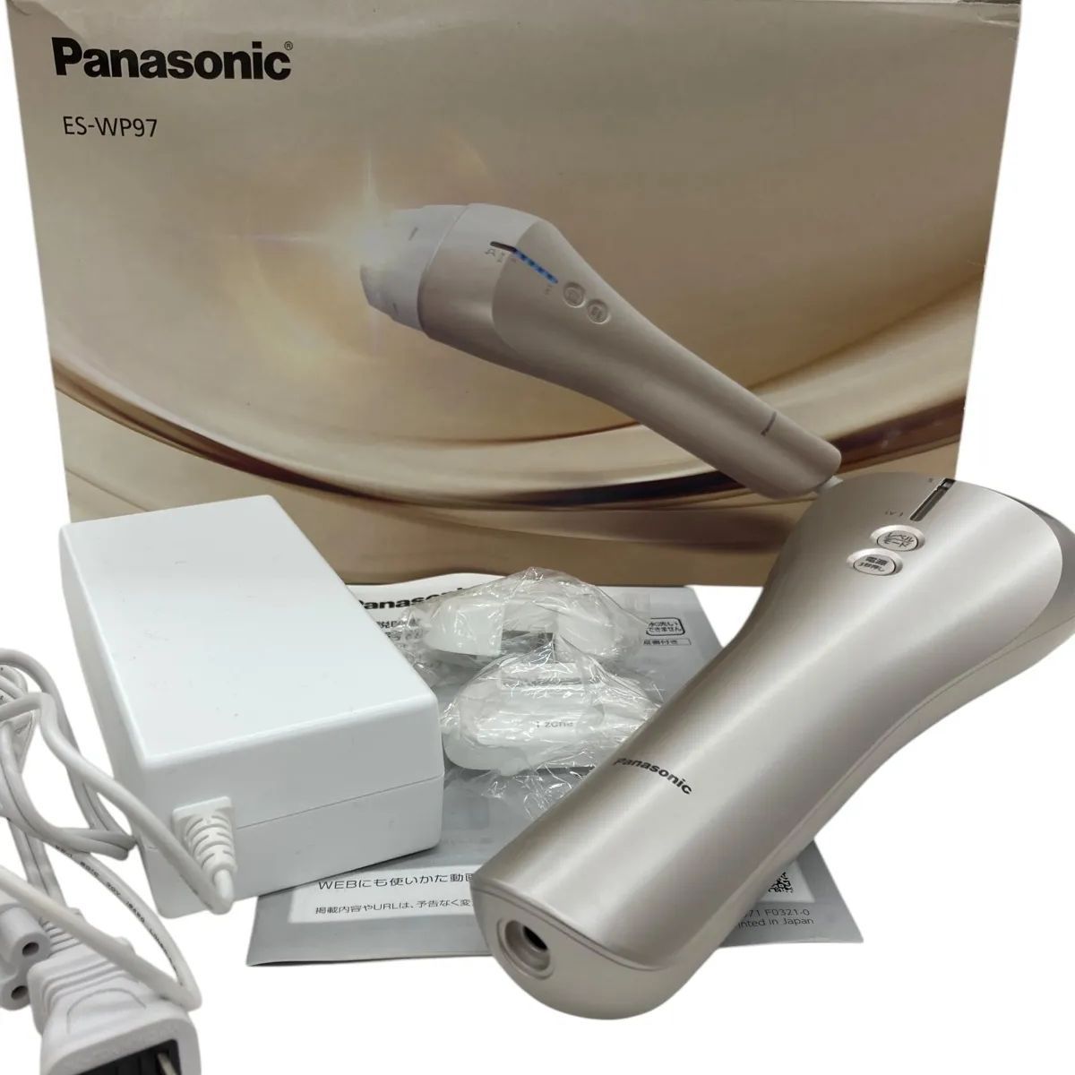 186001 現状品 Panasonic パナソニック 脱毛器 光エステ ES-WP97  [250422HM060172] Amazon | パナソニック 光美容器 光エステ ボディ&フェイス用 ハイ