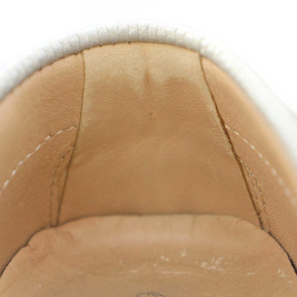 トッズ TOD S ドライビングシューズ フラット スリッポン スクエアトゥ レザー 37 グレー BB NOITHATQUANGTHANH_NET