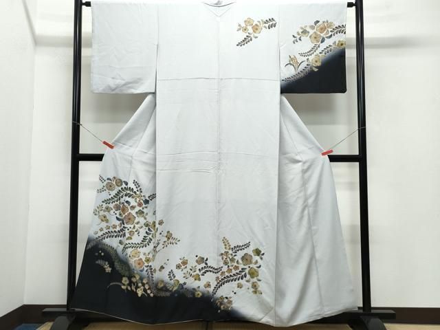 平和屋着物○訪問着 辻が花 金銀彩 さが美扱い 正絹 逸品