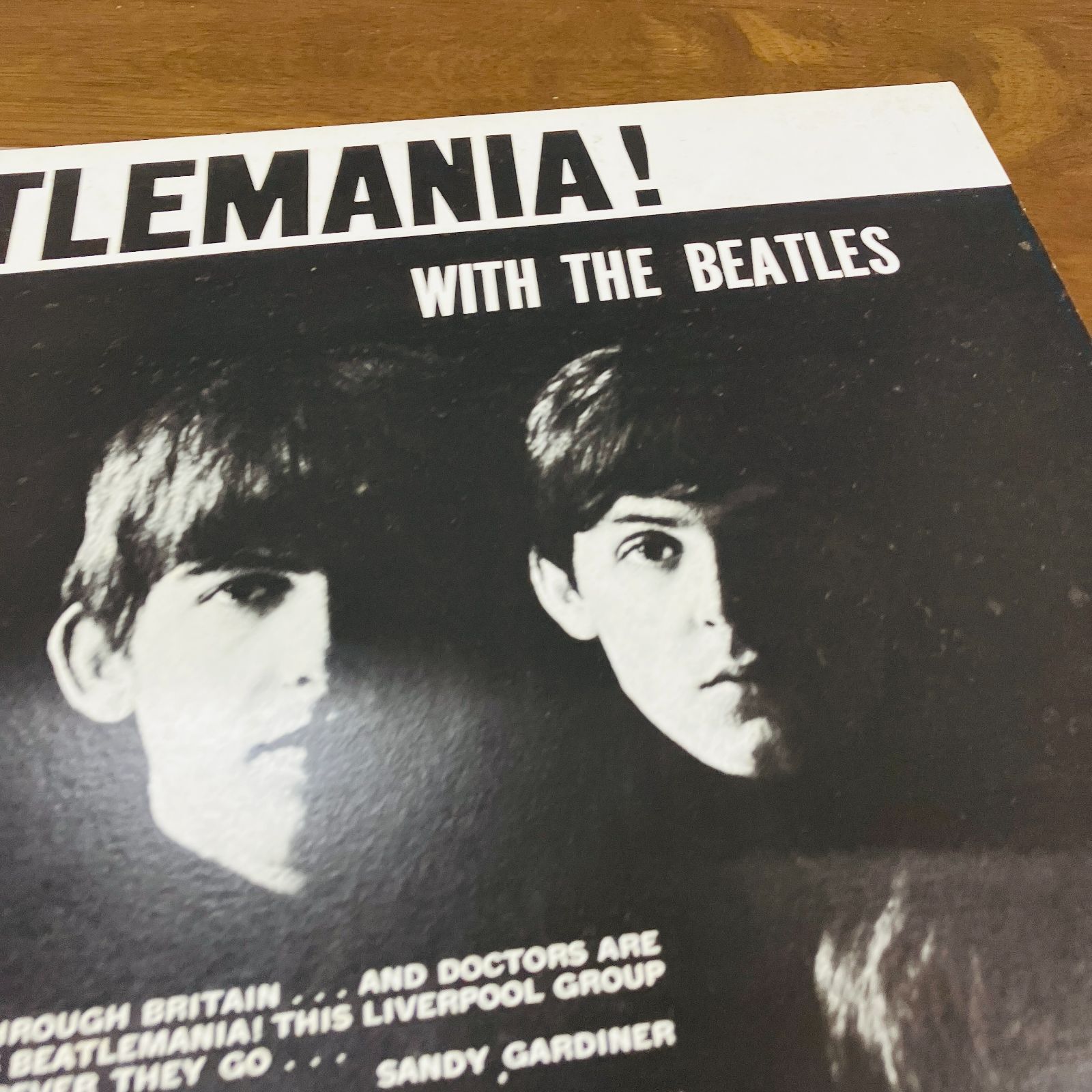 A【希少】LP レコード The Beatles ビートルズ Beatlemania