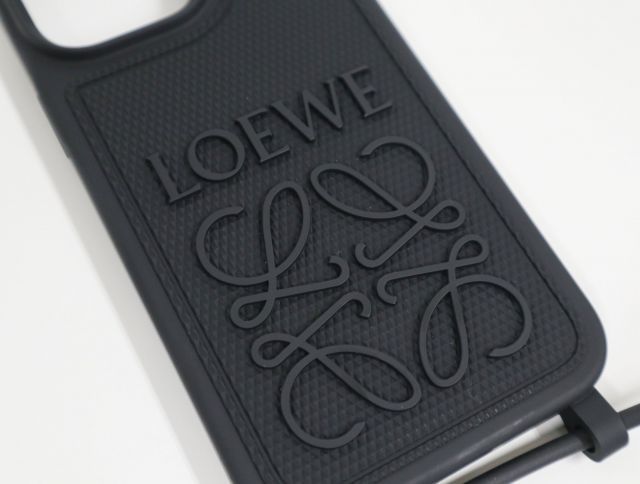 ロエベ LOEWE アイフォンケース ブラック アナグラム iPhone 14 ProMax