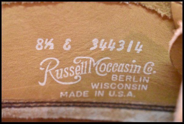 ラッセルモカシン【程度良好】【箱有】 Russell Moccasin（ラッセルモカシン）