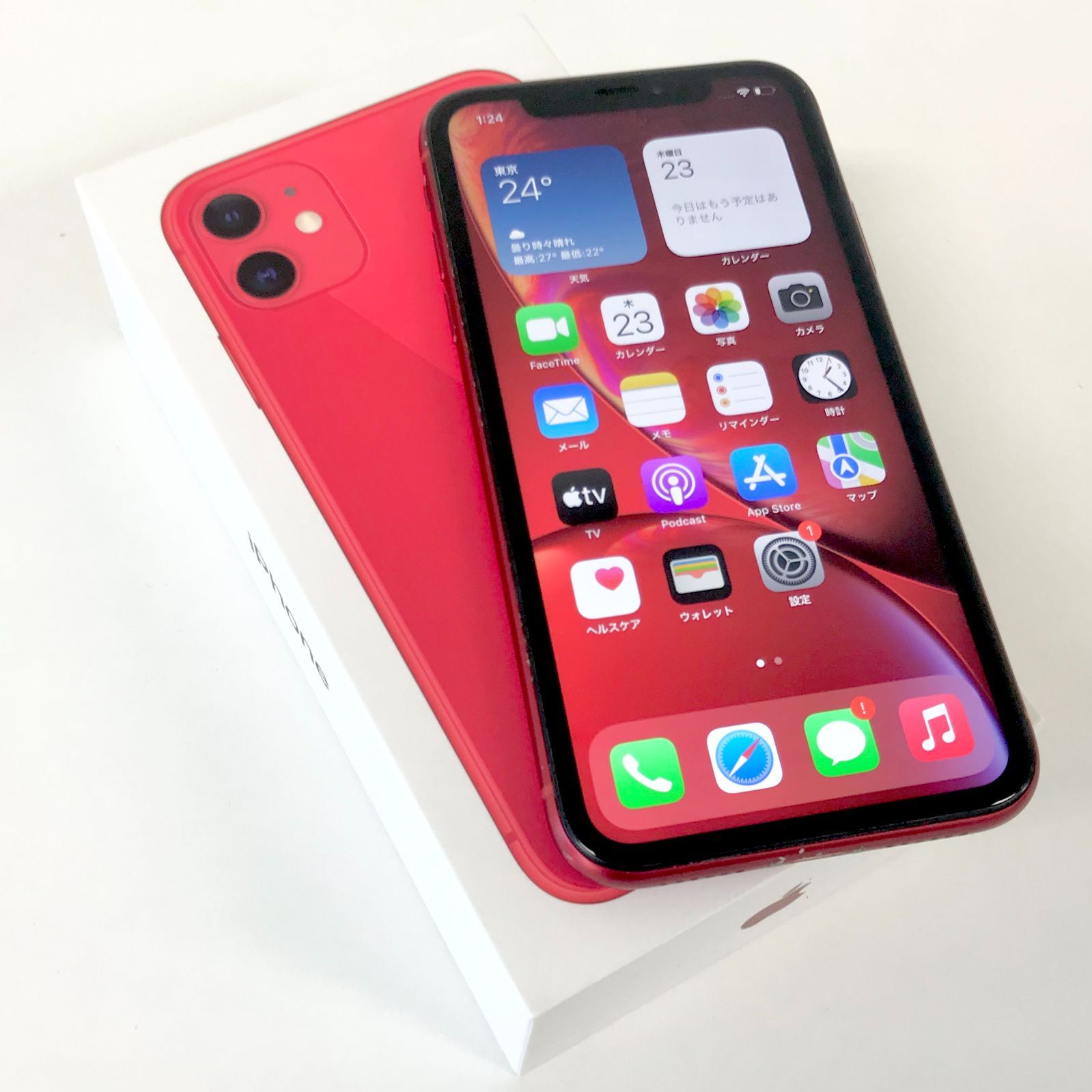 θ【SIMロック解除済】iPhone XR 128GB RED MT0N2J/A - メルカリ