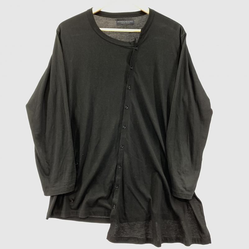 中古】Yohji Yamamoto 変形カーディガン サイズ1 ブラック HH-T57-570