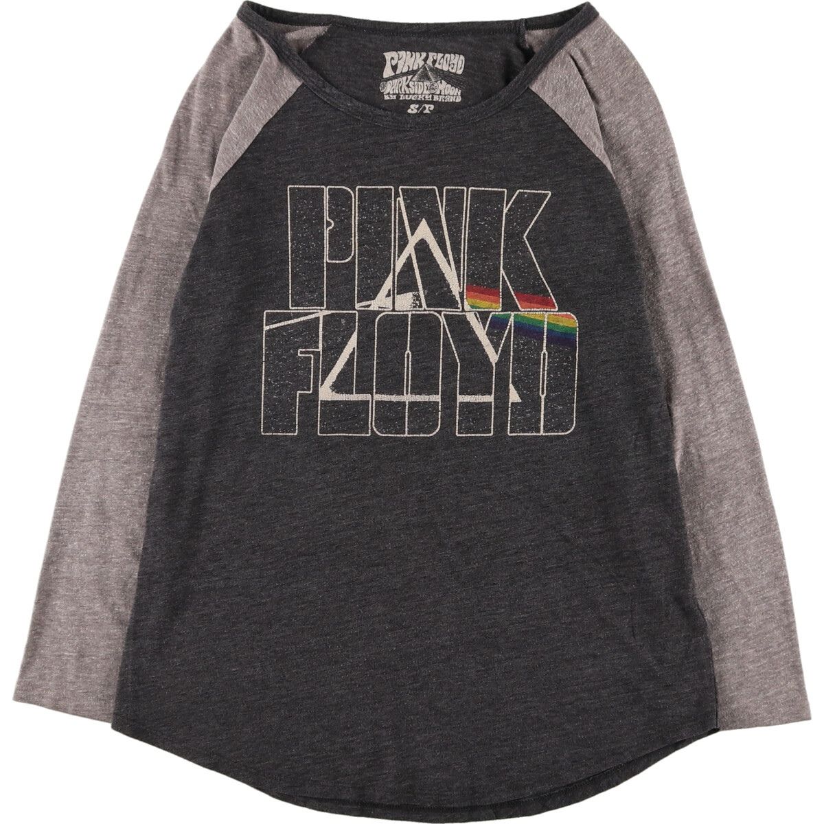 送料無料 通販 ファッション PINK 古着 FLOYD ロンT ロングTシャツ ラグラン ピンクフロイド Tシャツ(長袖+七分)