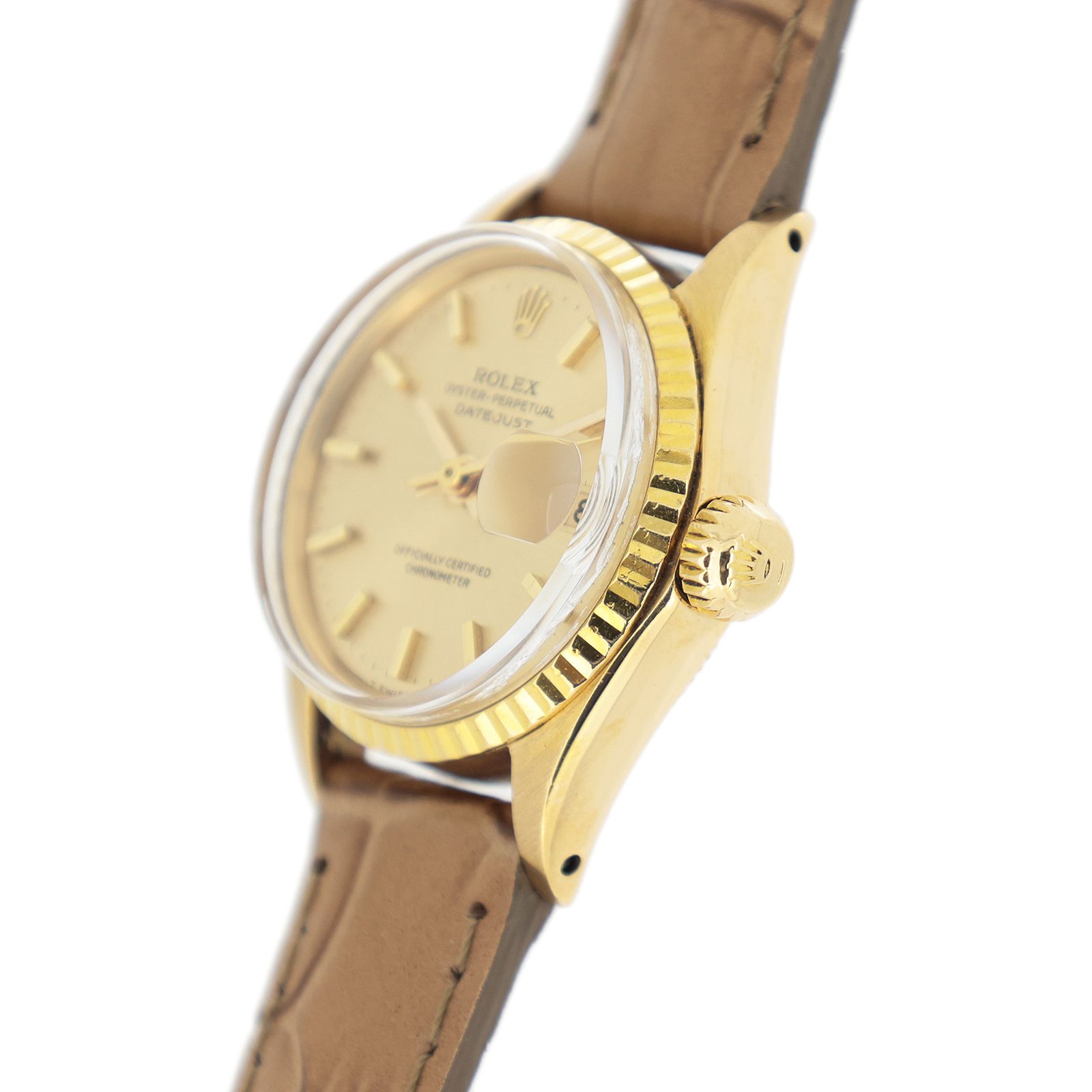 K18YG ロレックス オイスターパーペチュアル デイト 6517 アンティーク  