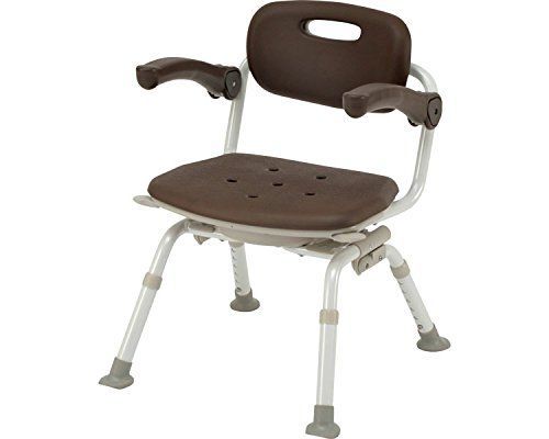 商品 モカブラウン PN-L41221BR シャワーチェア ユクリア ミドルSP回転おりたたみN