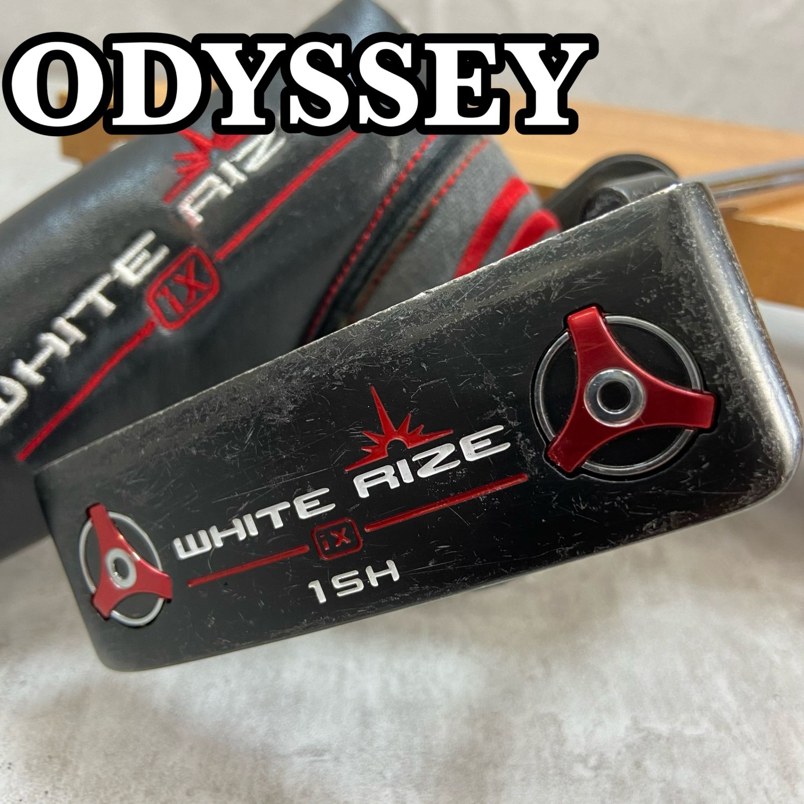 ODYSSEY　オデッセイ　WHITE　RIZE　ix　1SH ホワイトライズ　メンズゴルフパター　右利き用　ピン型　34インチ　ヘッドカバー　約523g ODYSSEY オデッセイ WHITE RIZE ix 1SH ホワイトライズ メンズ