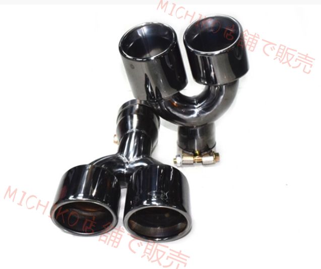 BMW X3 2017 - G01 マフラーカッター テールパイプ デュアル出し ステンレス FFCRYSTALESIA_COM