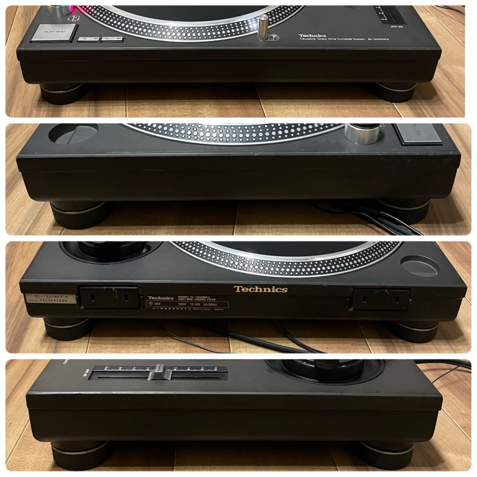 Technics sl1200mk3 動作確認・メンテナンス済み - メルカリ