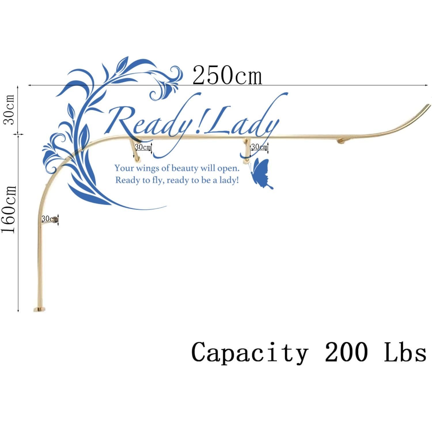 壁掛け式衣類ラック 壁掛け式商業用衣類ディスプレイラック ブティック 家庭用 小売店 クローゼット用の多目的高耐久衣類収納オーガナイザー MARWIL-DEMENAGEMENTS_CH