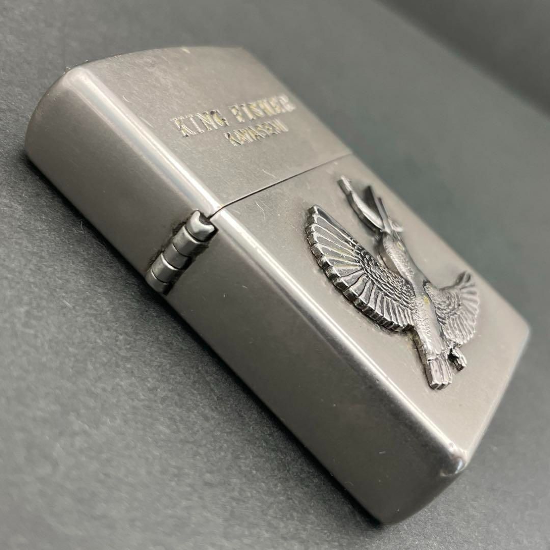 Zippo カワセミ 立体メタル貼り 1996年11月製 KING FISHER KAWASEMI