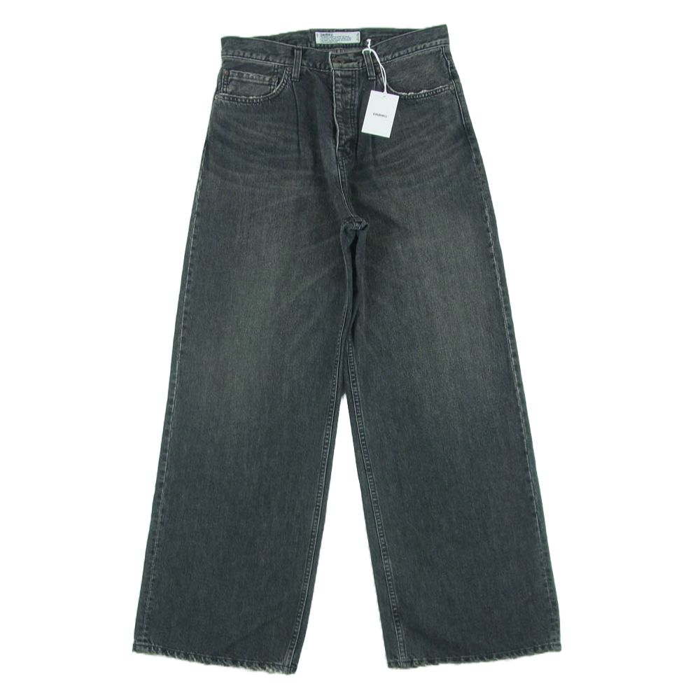 ダイリク DAIRIKU 24AW D-12 WIDE VINTAGE DENIM PANTS ワイド ヴィンテージ デニム パンツ グレー系 Black M 29【新古品】【未使用】【中古】
