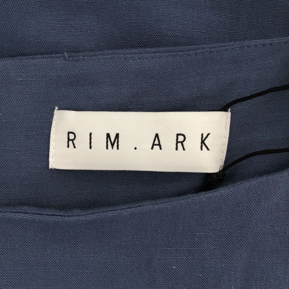 rim.arkノースリーブ ロングワンピース サイズ38 リムアーク 未使用 リネンブレンド ノースリーブ ロング