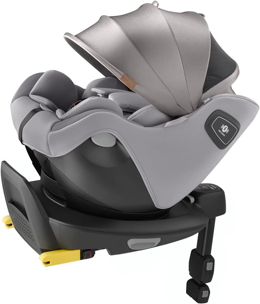 アウトレット Aprica アップリカ チャイルドシート ISOFIX固定 クルリラエックスプラス 新生児～4歳頃まで 回転式 R129適合 セパレートシステム グレージュ 2205666