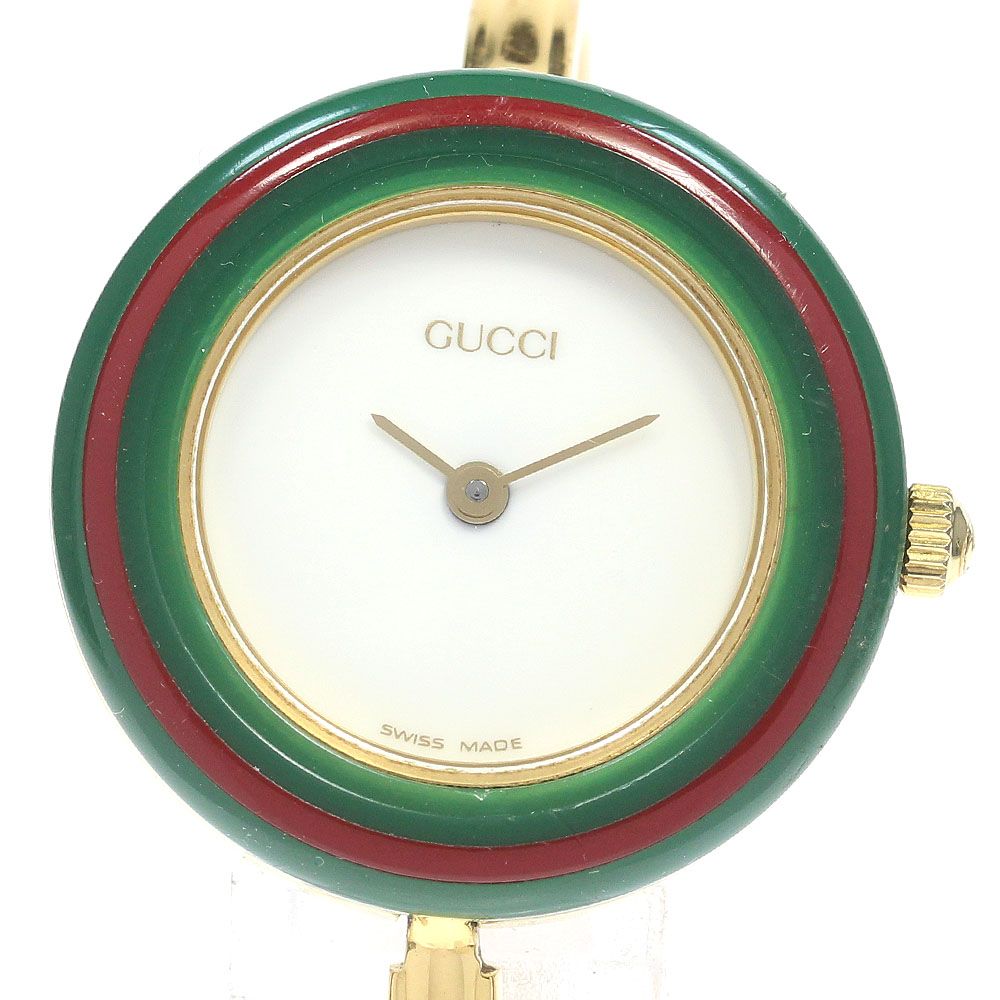 グッチ GUCCI 11/12.2 チェンジベゼル クォーツ レディース内箱