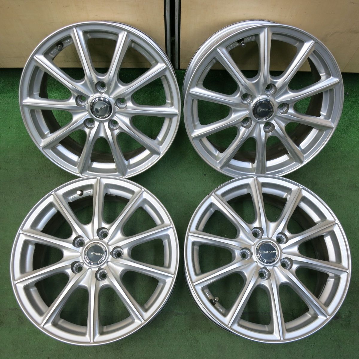 キレイ ECO FORME ブリヂストン製 16インチ ホイール 16×6.5J エコフォルム PCD114.3|5H 5042501SYホ