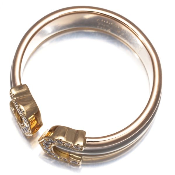 カルティエ リング ダイヤ ダイヤモンド 2C ドゥーブルC C2 スリー