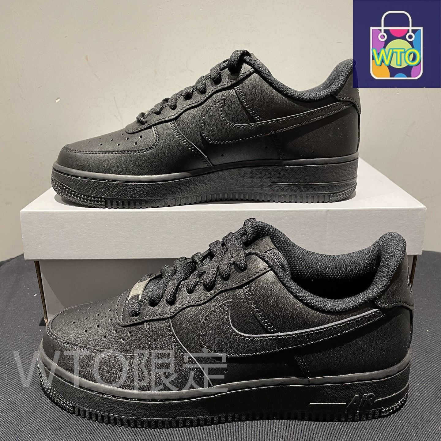 Nike Air Force 1 Low 07 Blackフラットシューズ｜ ｜ ♥-WTO輸入1