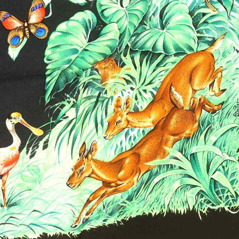 エルメス HERMES カレ90 EQUATEUR 赤道直下 スカーフ アニマル