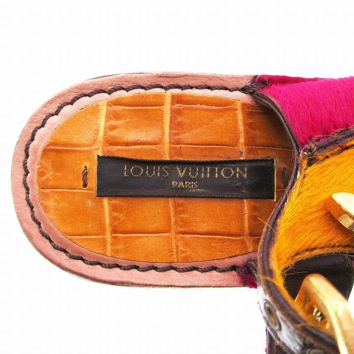 ルイヴィトン Louis Vuitton ハラコ レザー クロコ 型押し