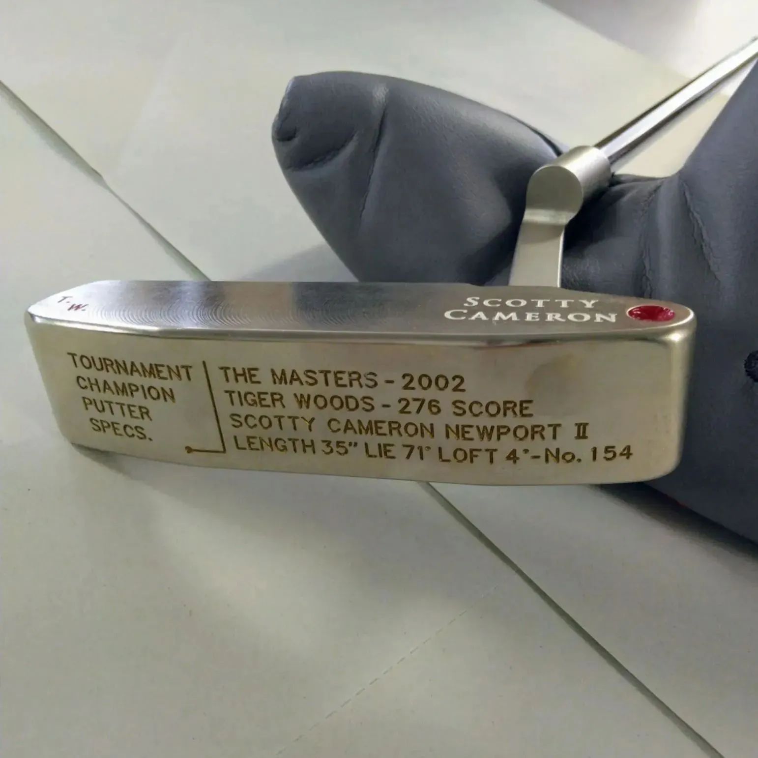 スコッティキャメロン 2002 MASTERS CHAMPION TIGER WOODS