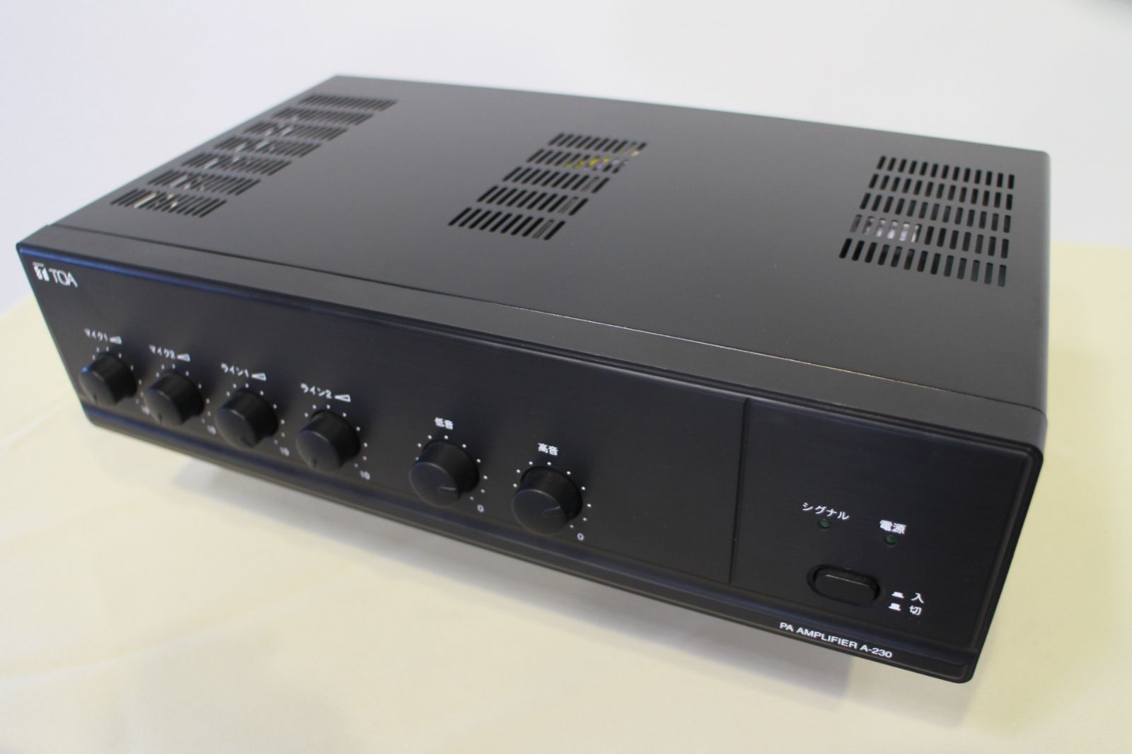 93美品✨　TOA A-1806 PA AMPLIFIER PAアンプ TOA PAアンプ パワーアンプ 60W 2局 A-1806 呼び出し放送・BGM