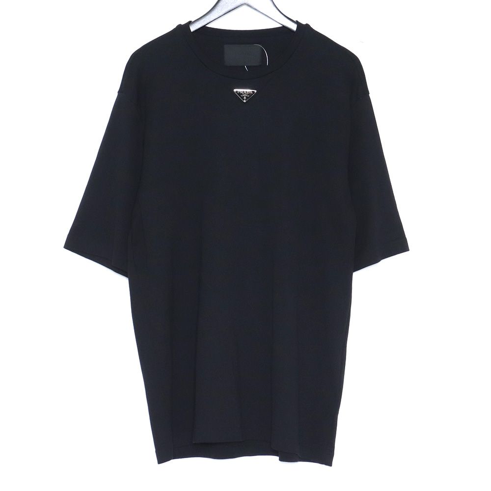 PRADA 三角プレート Tシャツ Lサイズ - メルカリ