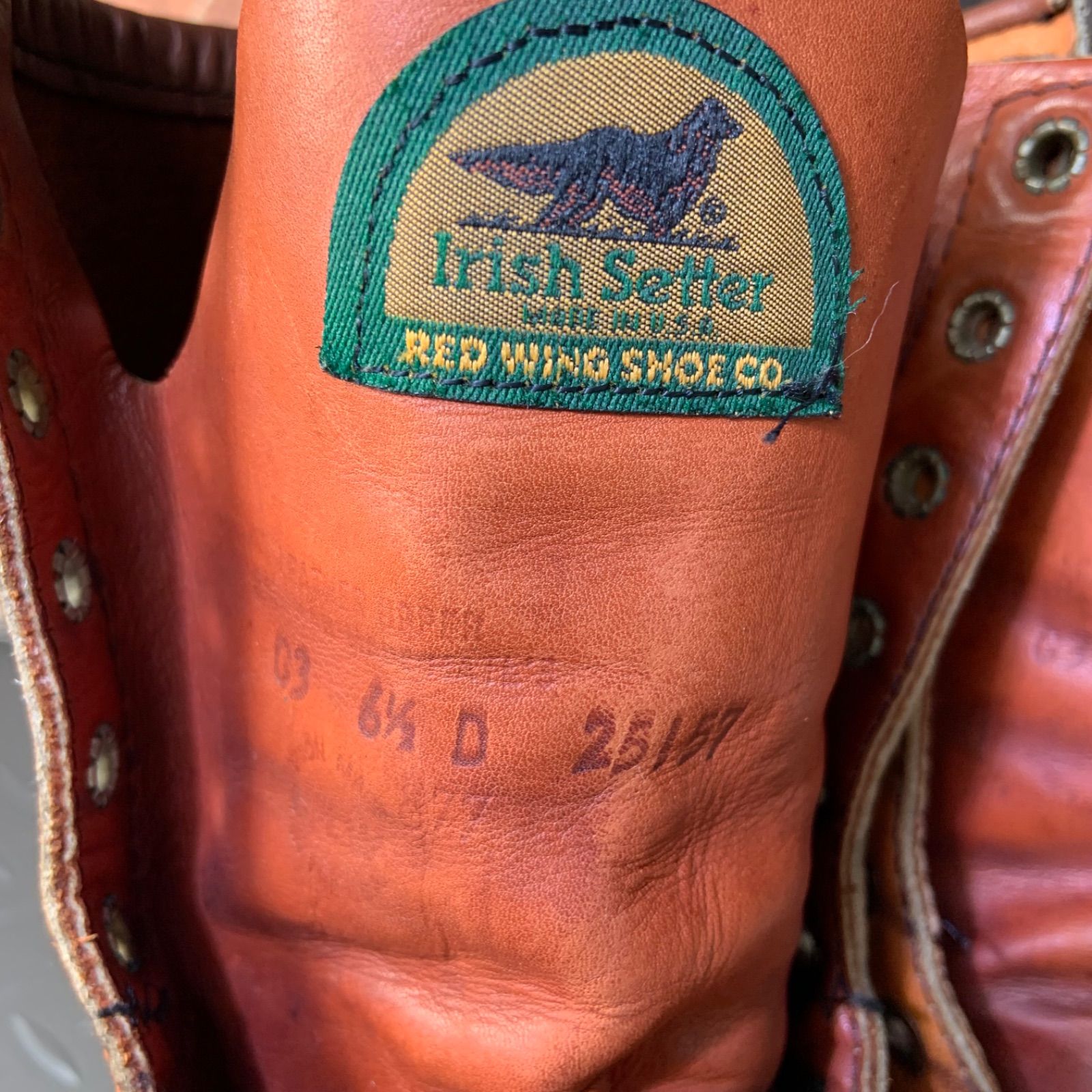 REDWING 980? US9D HUNTERBOOTS 半円金刺繍 中美品 ☆REDWING 877 半円犬 金刺繍 ヴィンテージ 1993年製 US6.5D (24K1-877