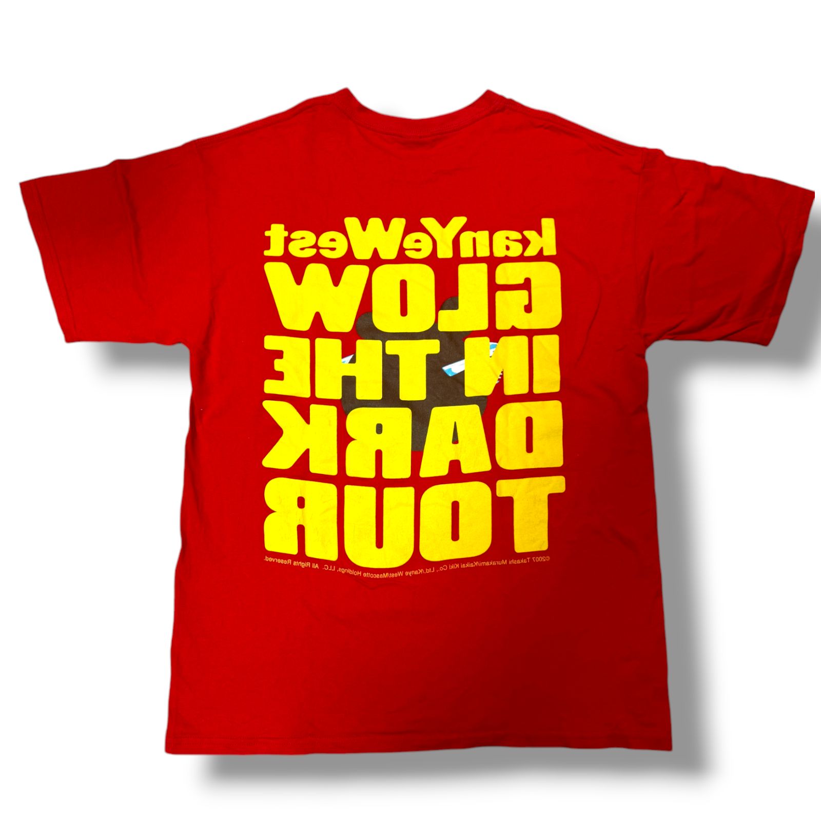 00s Y2K Kanye west 村上隆 GLOW IN THE DARK TOUR 2007 Tシャツ L