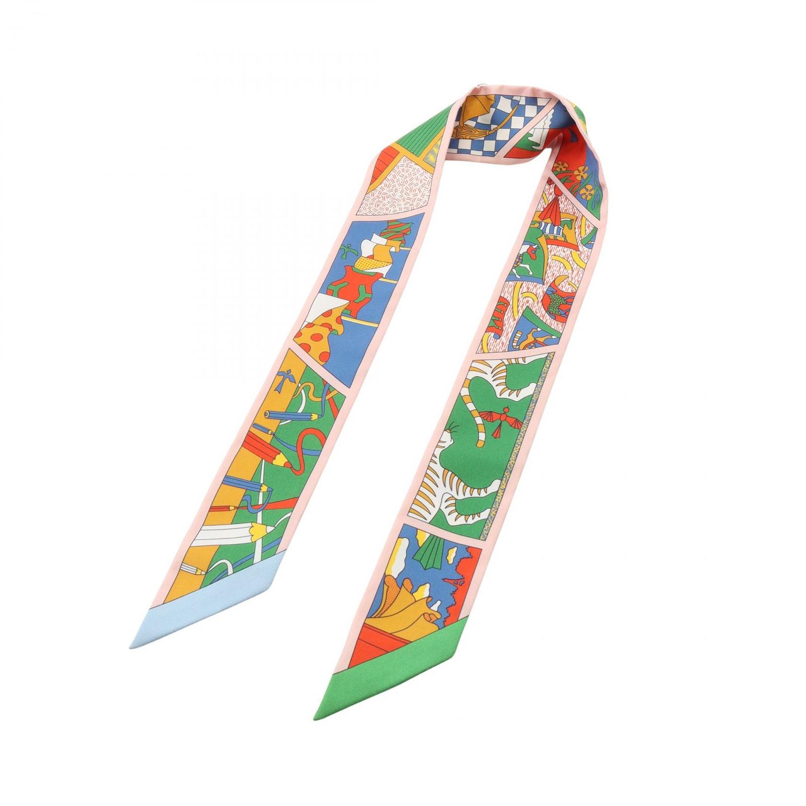 エルメス ツイリー Factory Suite ファクトリースーツ スカーフ シルク