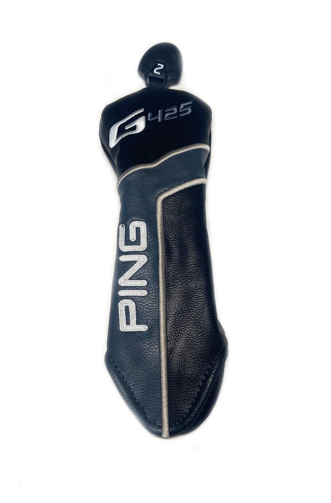 Ping G425ハイブリッドレスキューレザーヘッドカバー 調節 な番号付き