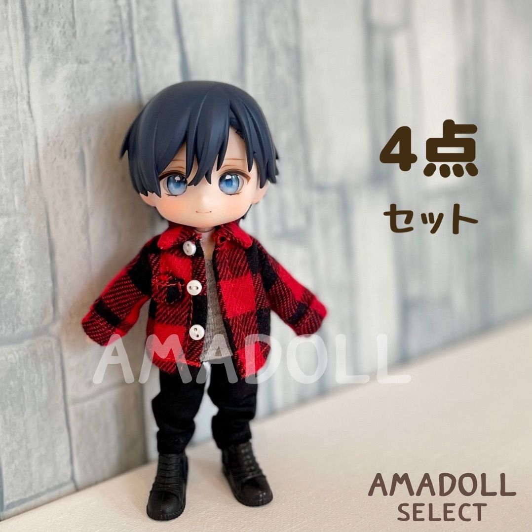 オビツ11 服 靴 セット 男の子 シャツ ねんどろいどどーる 可 1