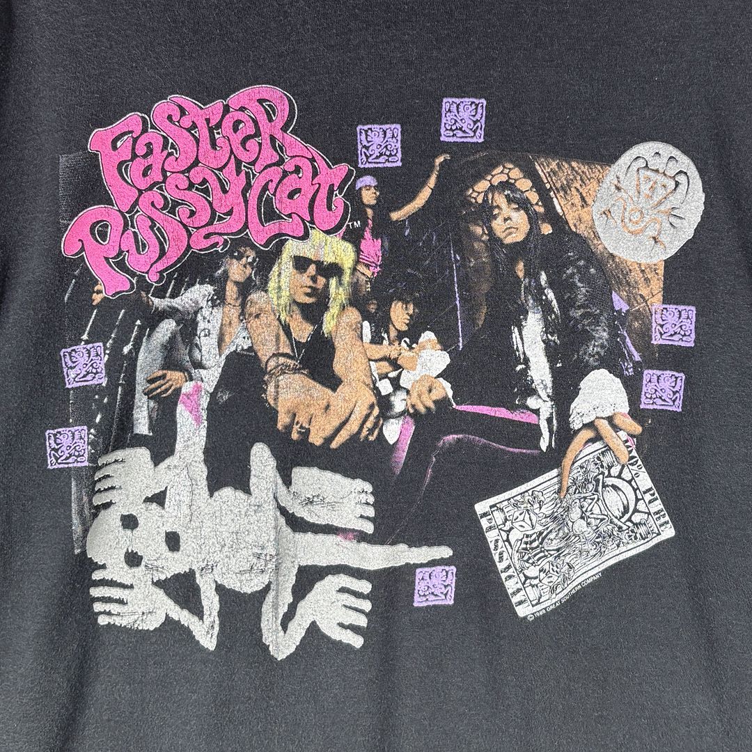 ファスター・プッシーキャット Tシャツ コピーライトあり 1992年コピーライト入faster pussycat WHIPPED TEE