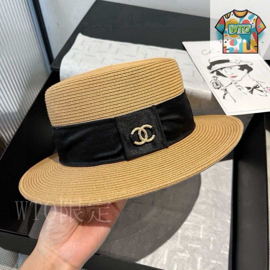 【上品な印象を与える☆】CHANEL ブラウンハット ブラウン（茶色）系 CHANEL(シャネル) ハット(レディース