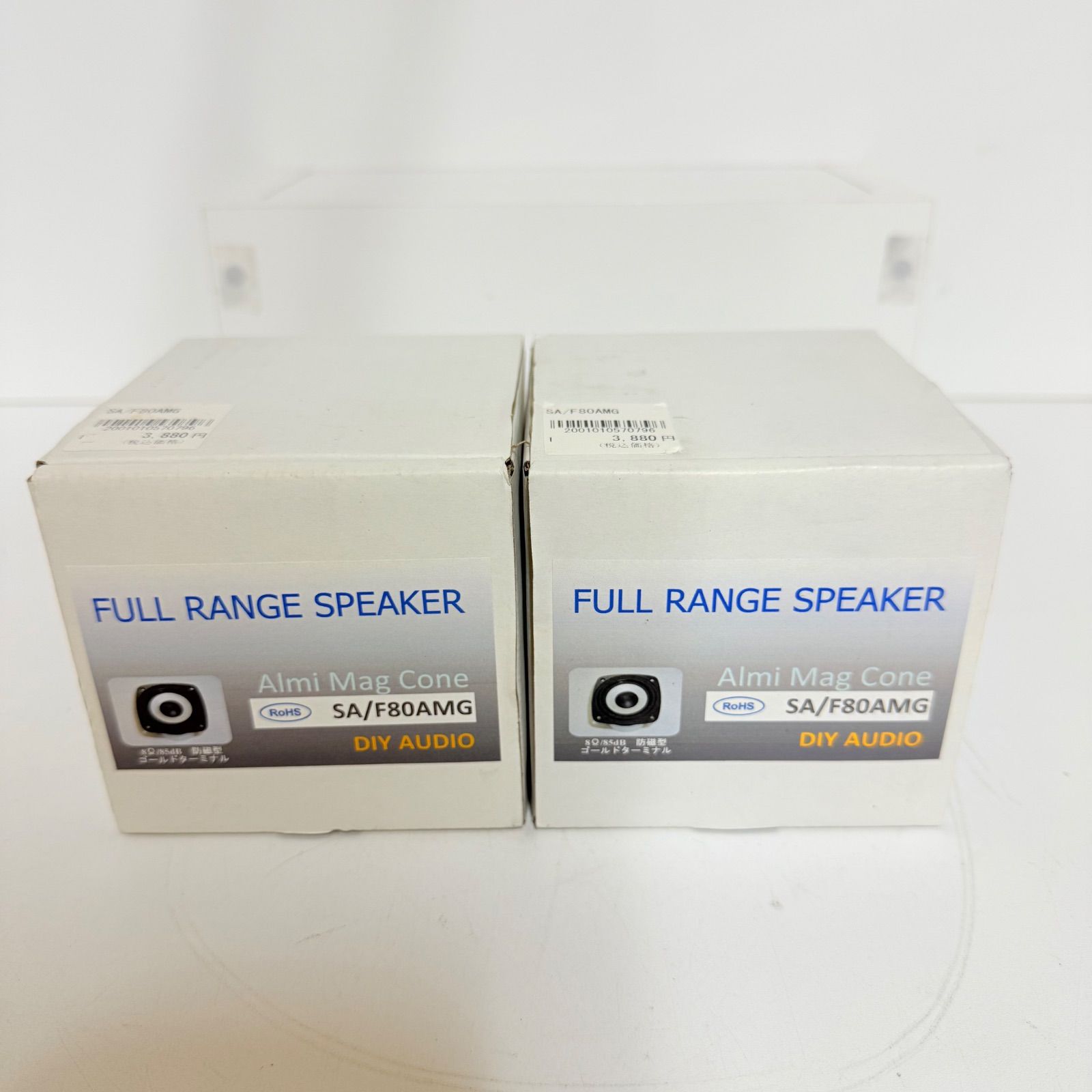 •♥品 DIY AUDIO SA|F80AMG フルレンジスピーカー 8cm 2個セット ♥ ウーファー