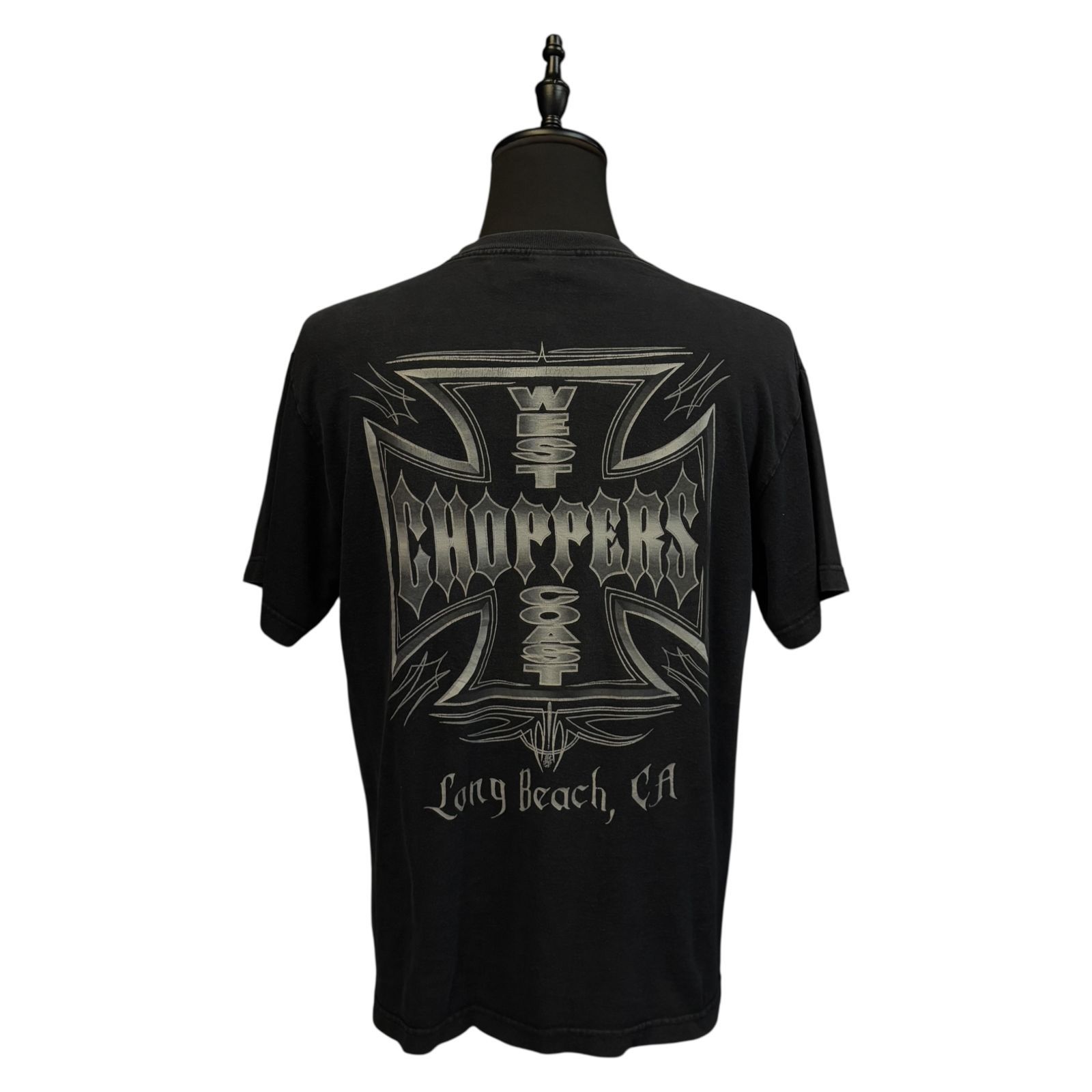 【希少】WEST COAST CHOPPERS アイアンクロス Tシャツ L WEST COAST CHOPPERS】 ウエストコーストチョッパーズ アイアンクロス