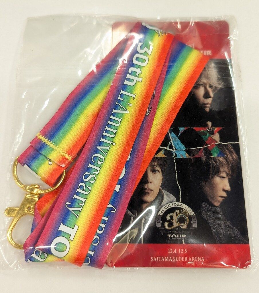 L'Arc-en-Ciel 30th L'Anniversary LIVE メモリアルグッズ