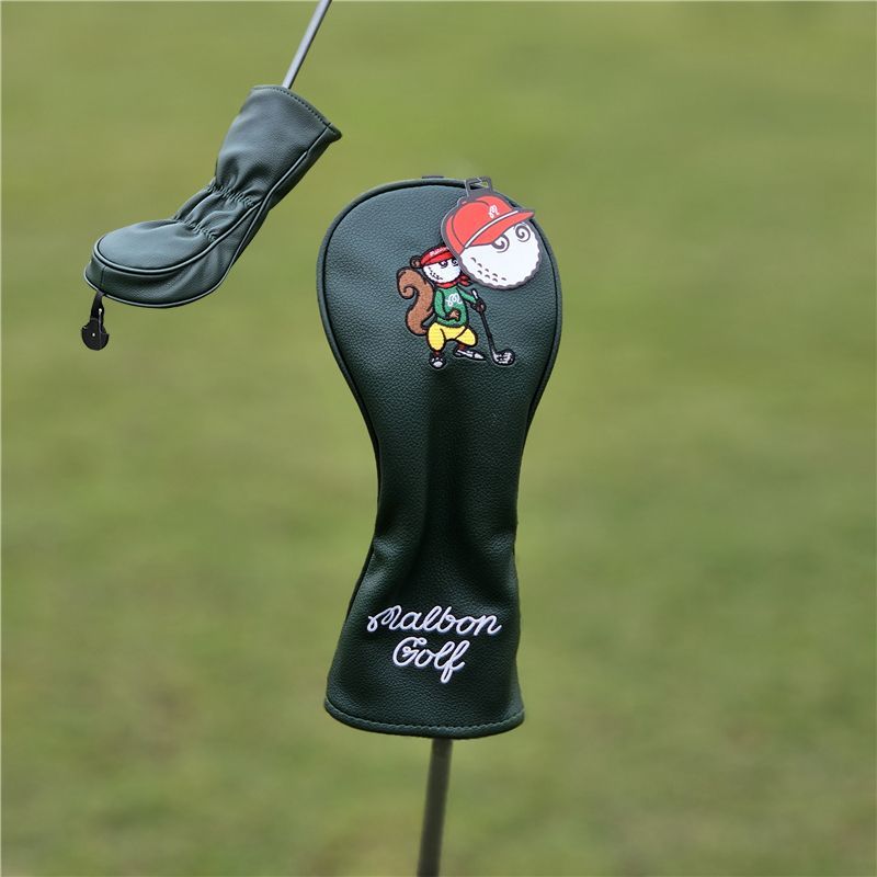Malbon マルボン GOLF ゴルフクラブカバーゴルフ ヘッド カバー 4点