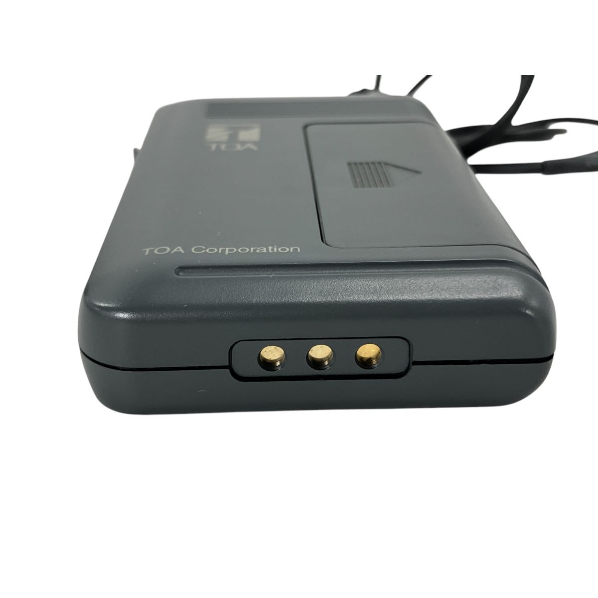 ★現状品★通電確認済みTOA ワイヤレスピンマイク　WM-1310 本体のみ TOA WM-1310 ワイヤレスマイク タイピン型 中古 W10326032