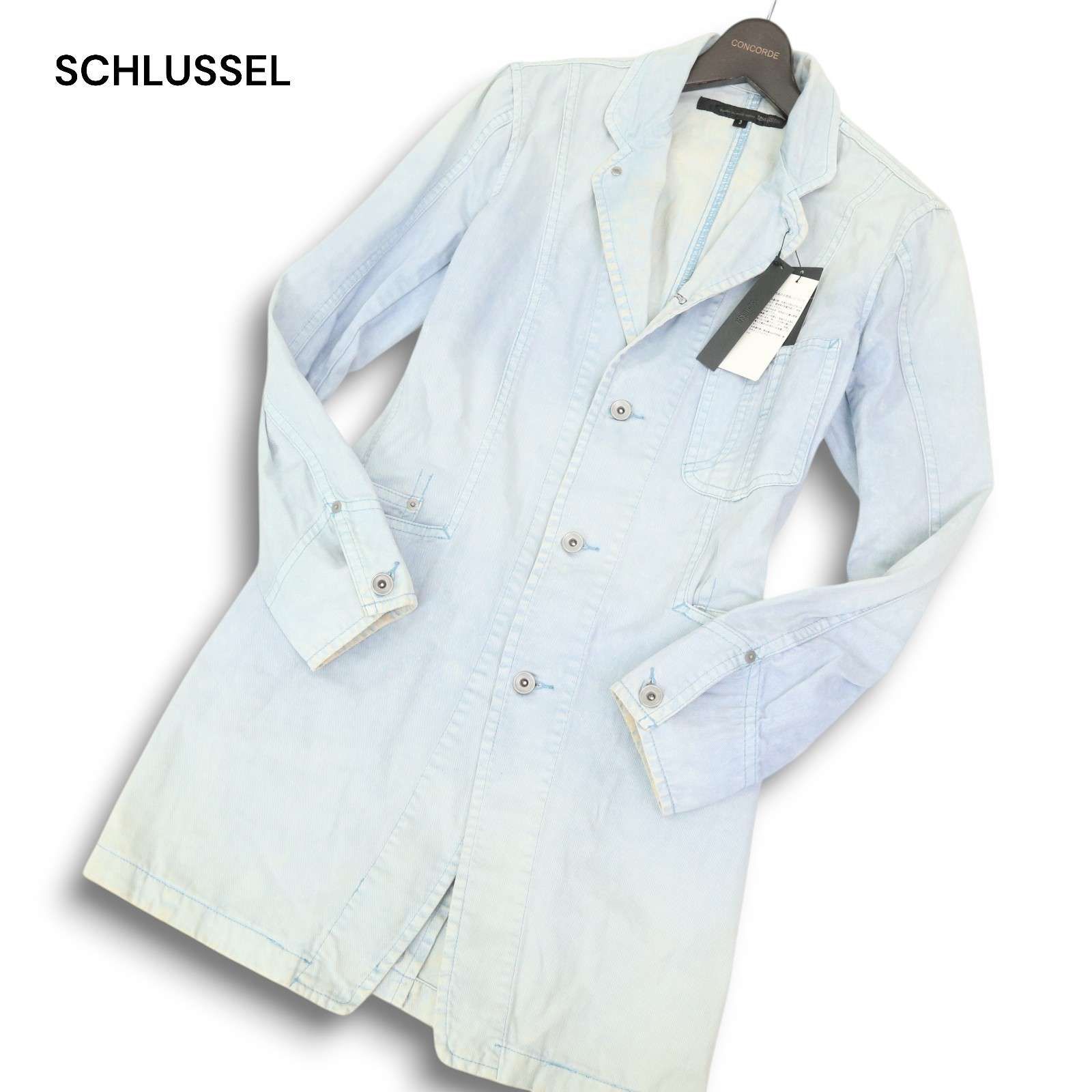 新品 未使用】 SCHLUSSEL シュリセル 通年 色落ち 汚し加工☆ ショップ 
